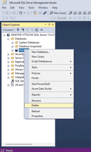 Steps to Drop a Database in SQL Server - Pickl.AI