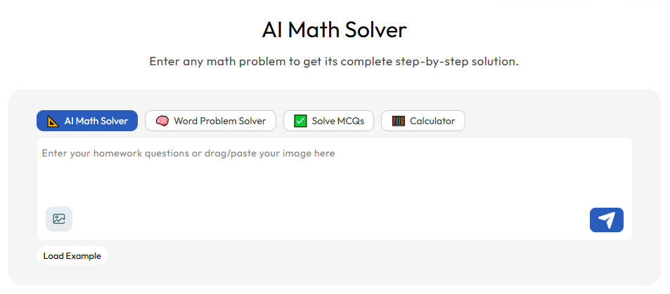 AI Math Solver
