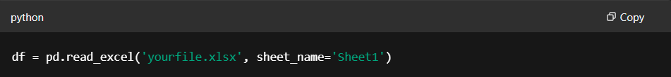 mporting Excel data into Pandas.