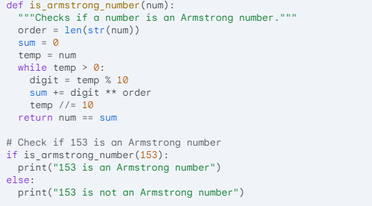 Demystifying Armstrong Number in Python