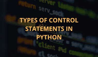 control statements in python