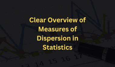 Clear overview of measures of dispersion in statistics.