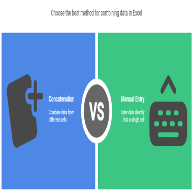 Why Concatenate in Excel is better than other methods