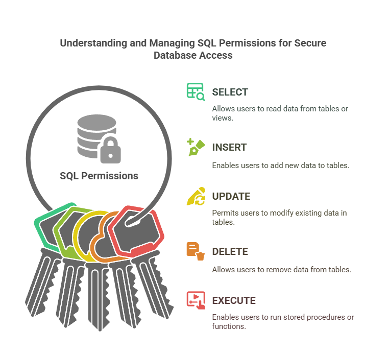 the Common SQL permissions