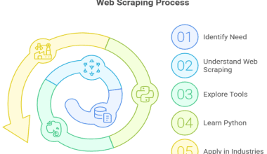 web scraping process