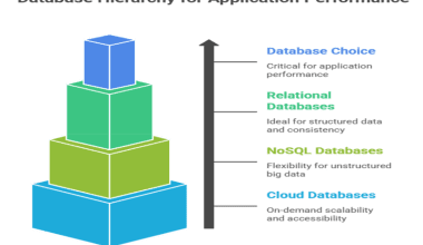 Database hierarchy for applications