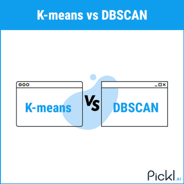 K-means vs DBSCAN