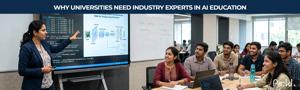 Industry instructors in data science and AI teaching