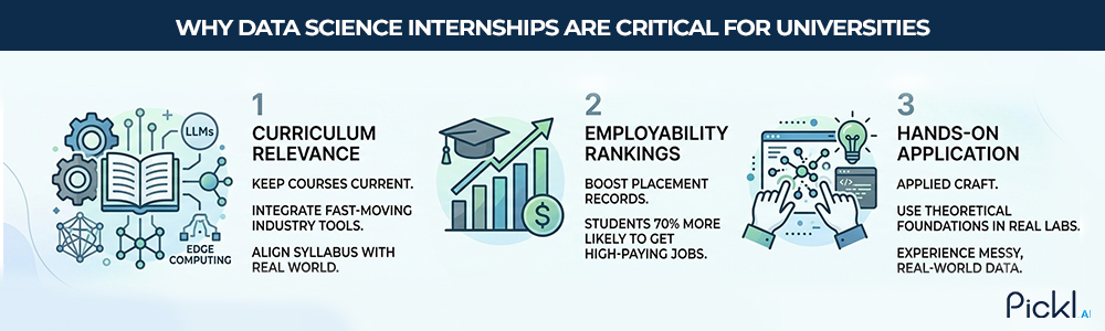 academic learning and professional data science internship programs