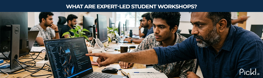 industry-led workshop for students focusing on practical application and real-world tools.